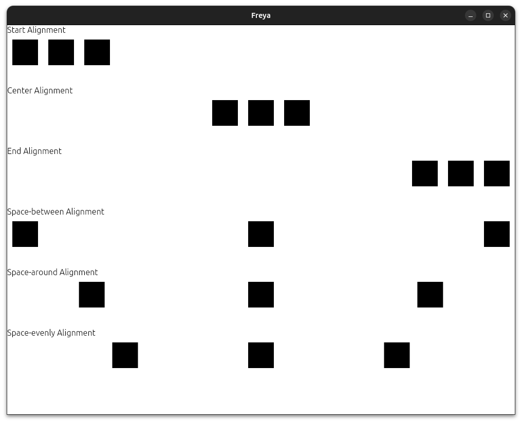 Alignments List Screenshot